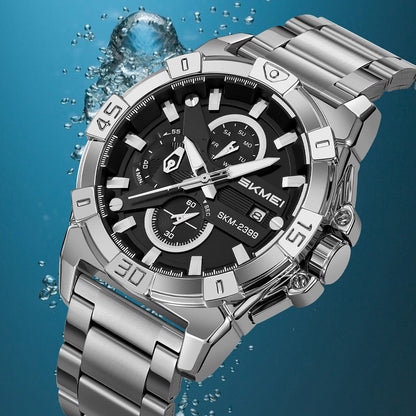 SKMEI-Fashion Business Men's Waterproof Quartz Watch-2399