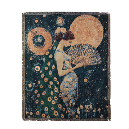 Home Decor Tapestry- Peacock Princess