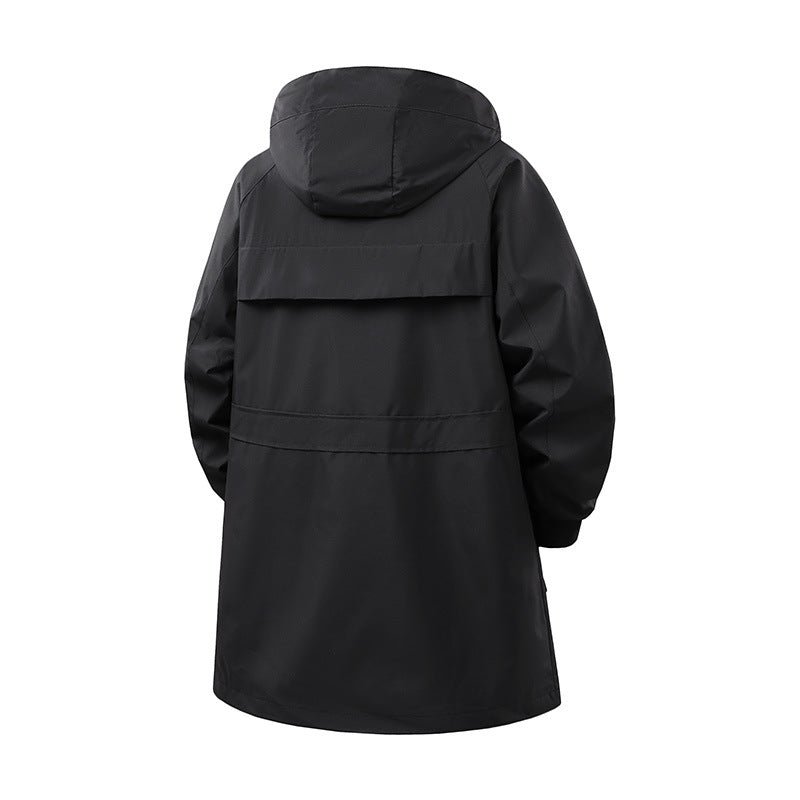 Waterproof Hiking Parka -Black