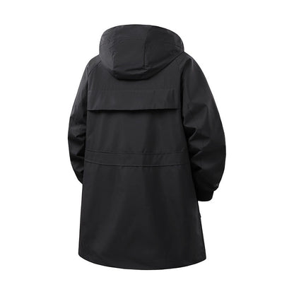 Waterproof Hiking Parka -Black