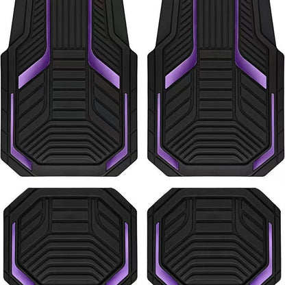 Car Floor Mats - 4-Piece Set (Easy to Maintain)