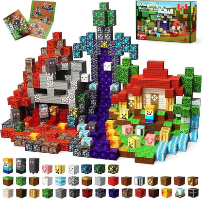 PIXEL CUBE Magnetice-[Magma Forest]-200PCS