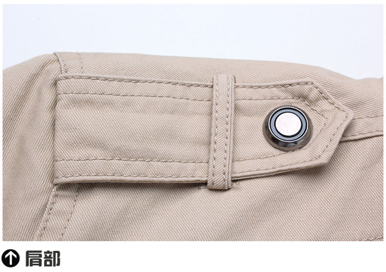 Stand-Up Collar Tooling Jacket - Black