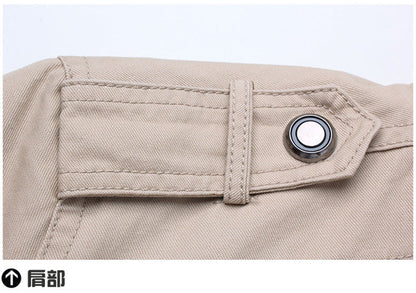 Stand-Up Collar Tooling Jacket - Black