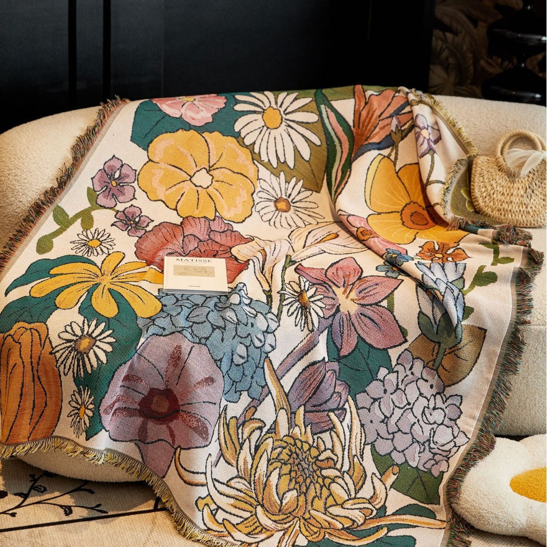 Home Decor Blanket-Floral Cluster
