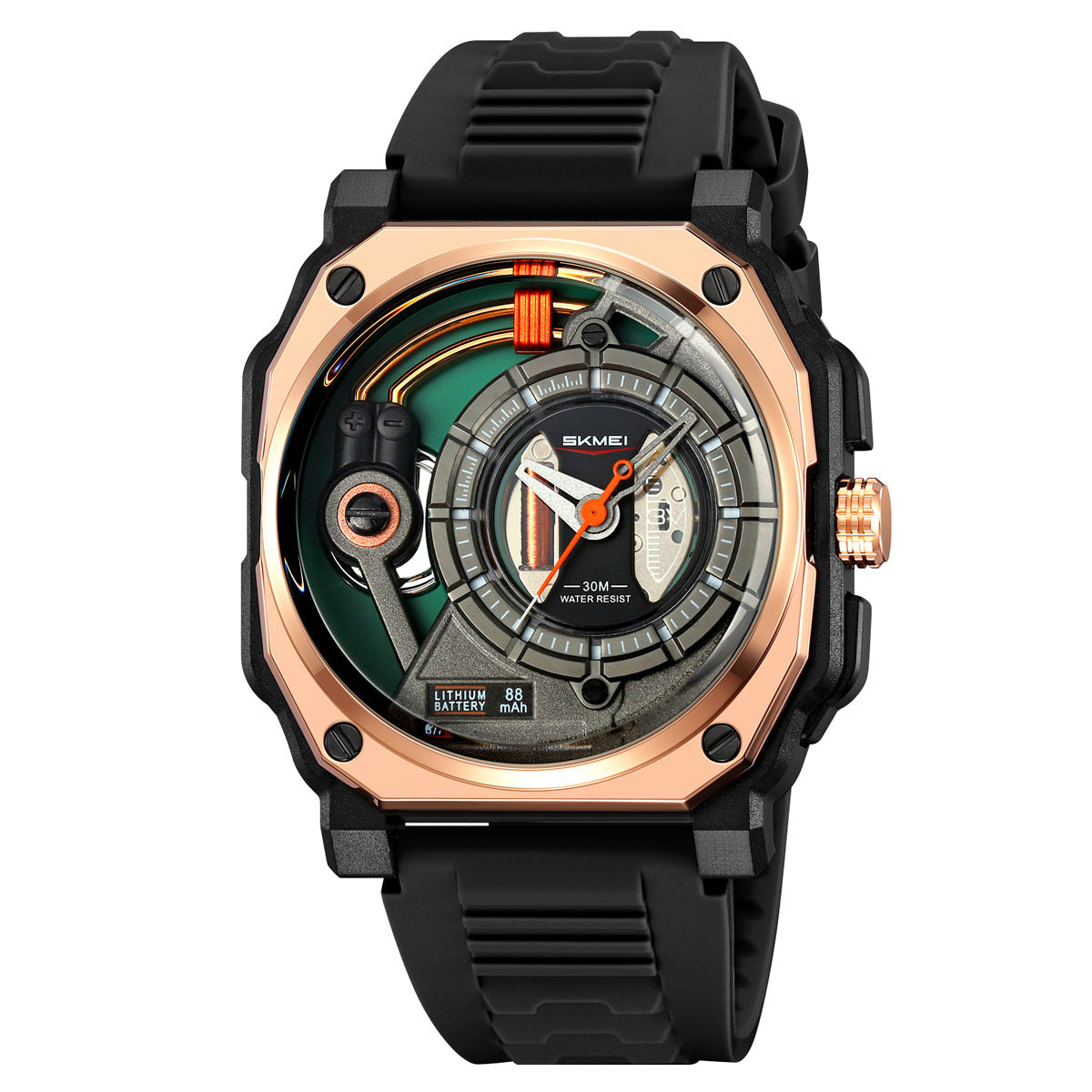 SKMEI-Fashion Business Men's Waterproof Quartz Watch-2533