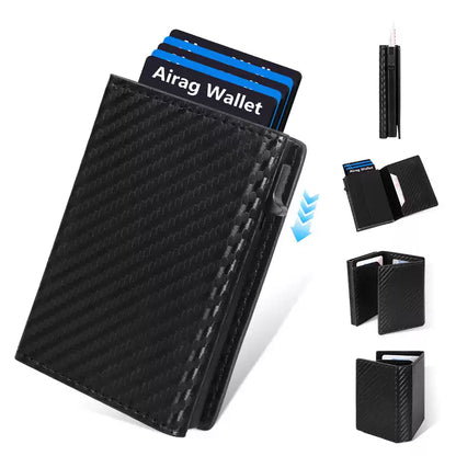RFID Blocking Slim Lightweight Multi-Functional Card Holder