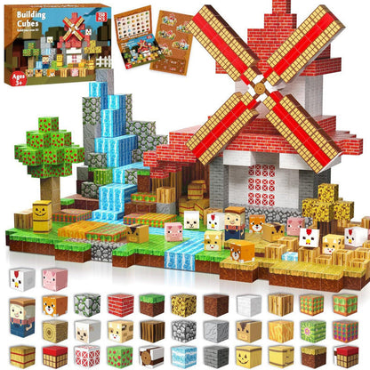 PIXEL CUBE Magnetice-[Windmill Farm]100PCS
