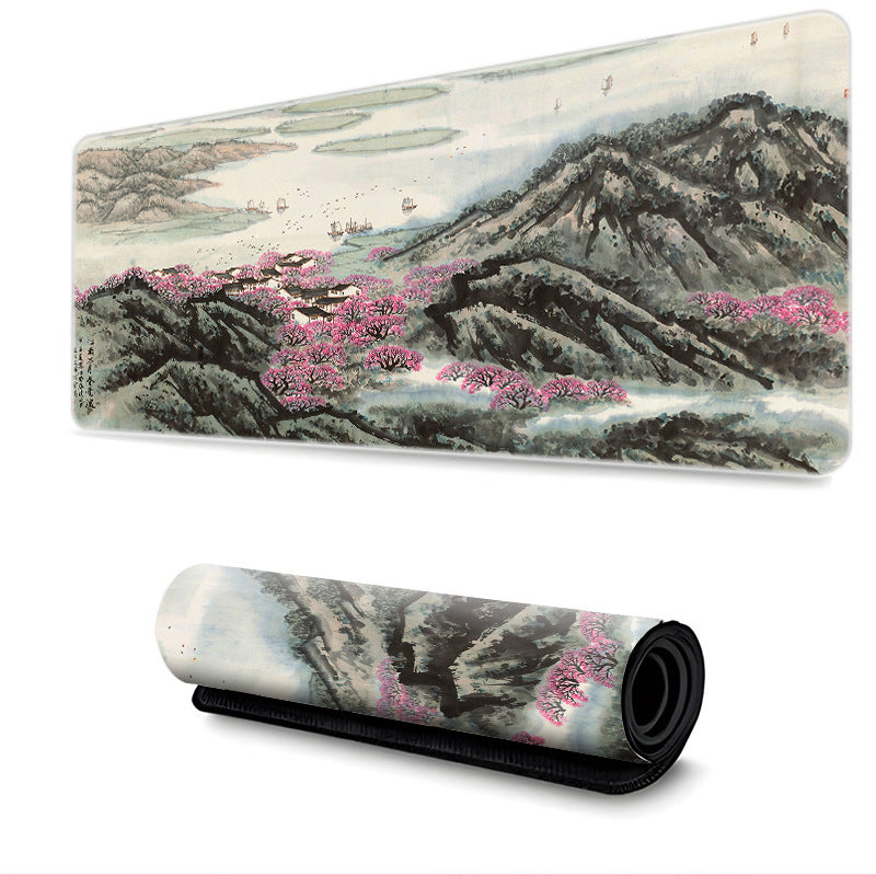 Chinese Style Desk Mat-Spring Jiangnan Landscape