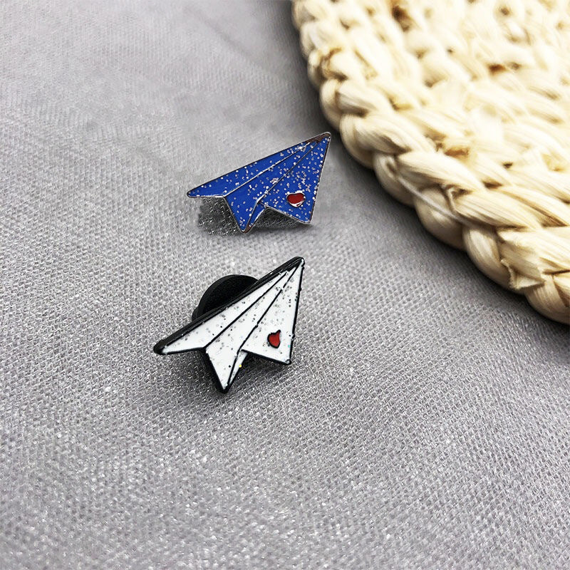 Plane Travel Enamel Pin for Backpacks  by CAVE