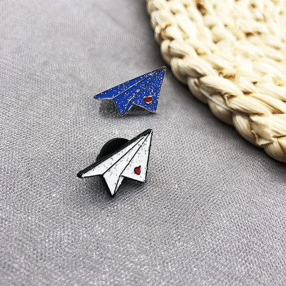 Plane Travel Enamel Pin for Backpacks  by CAVE