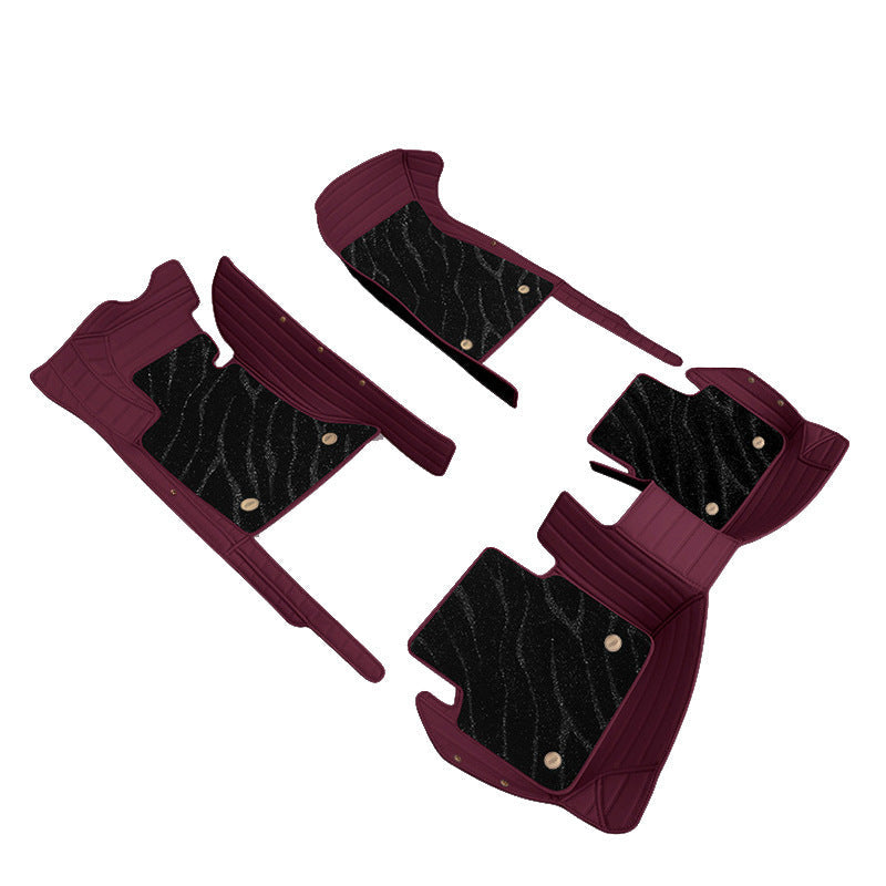 Car Floor Mats with Thickened Non-Slip Nano Fleece Lining