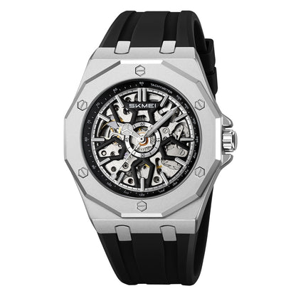 SKMEI Fashion Hollow Carved Square Men's Mechanical Watch-M036