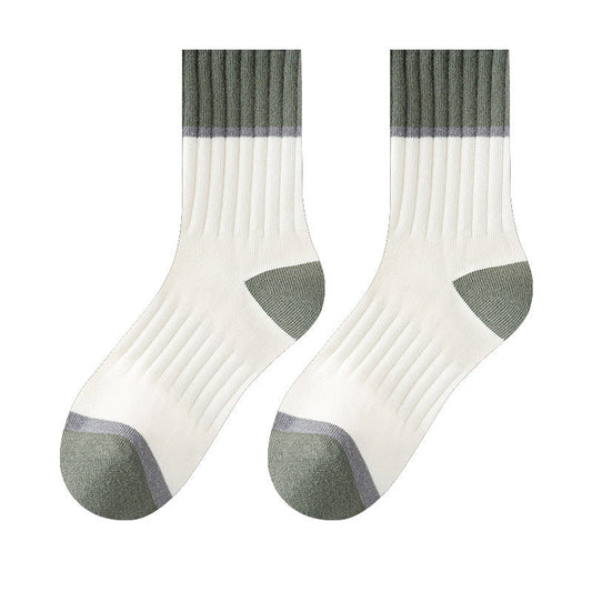 5 Pairs Pack-Medium tube men's socks
