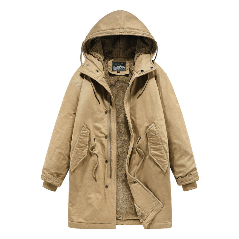 Sherpa Lined Parka -Khaki