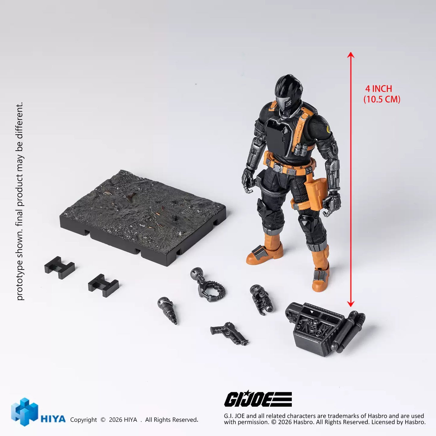 G.I.Joe B.A.T. Action Figure - HIYA Exquisite Mini Series 1/18 Action Figure