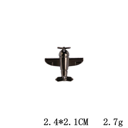 Prop Plane Travel Enamel Pin forBackpacks  by CAVE