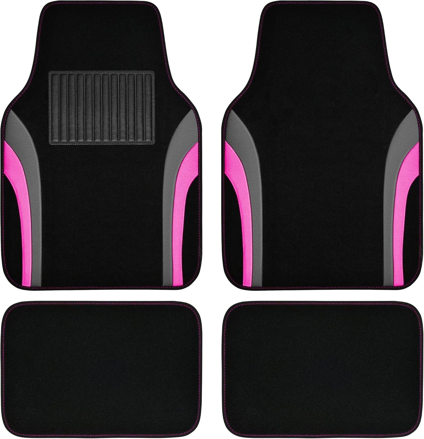 Car Floor Mats - 4-Piece Set (Plush Velvet)