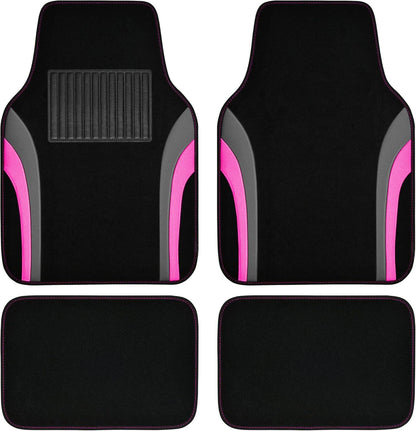 Car Floor Mats - 4-Piece Set (Plush Velvet)