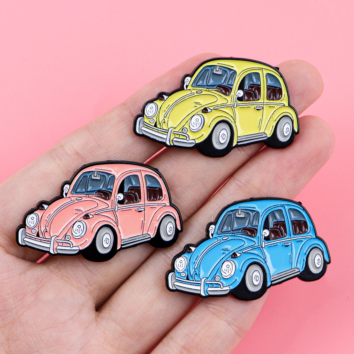 Vintage Car Travel Enamel Pin for Backpacks  by CAVE