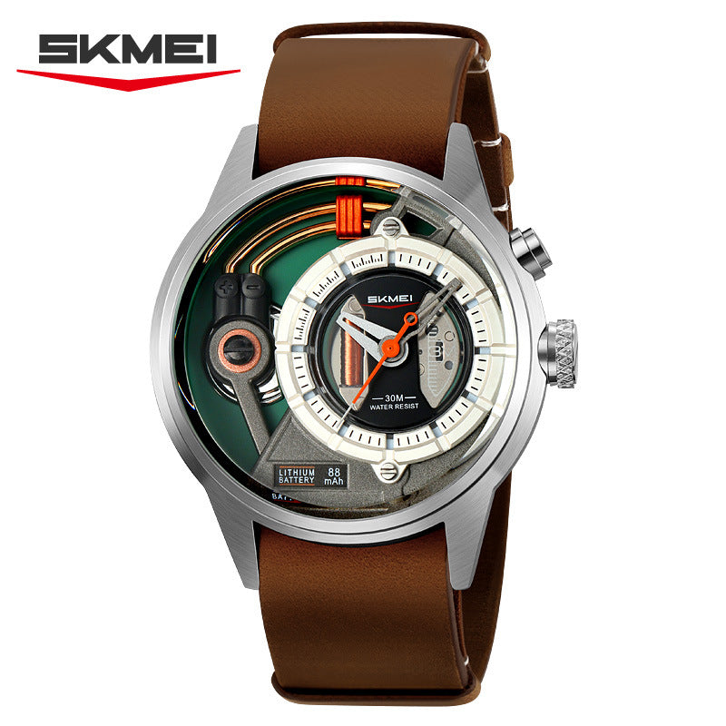SKMEI-Fashion Business Men's Waterproof Quartz Watch-2333
