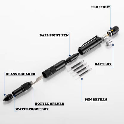 18 in 1 Survival Kit - Emergency Equipment Toolbox by person