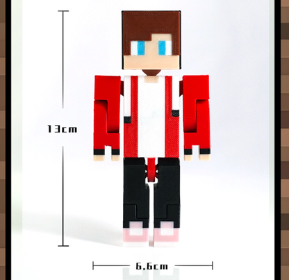 Pixel Worlds-J.J. Maggie Movable Model（13cm）