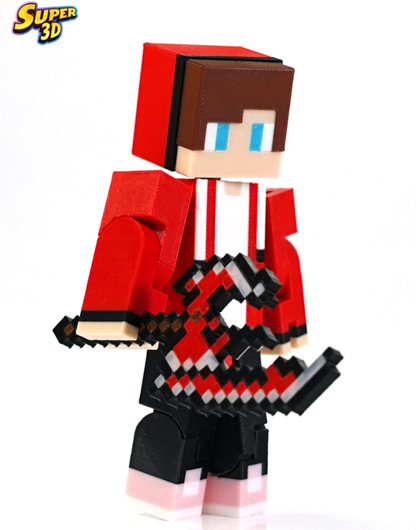 Pixel Worlds-J.J. Maggie Movable Model（13cm）