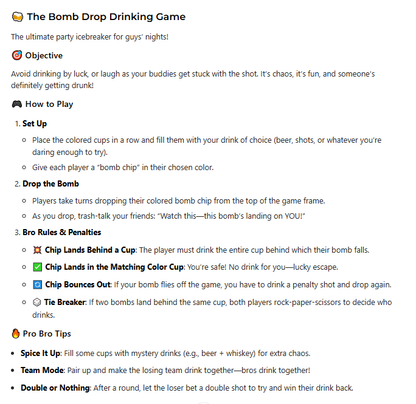 Party Games - Drinking Games