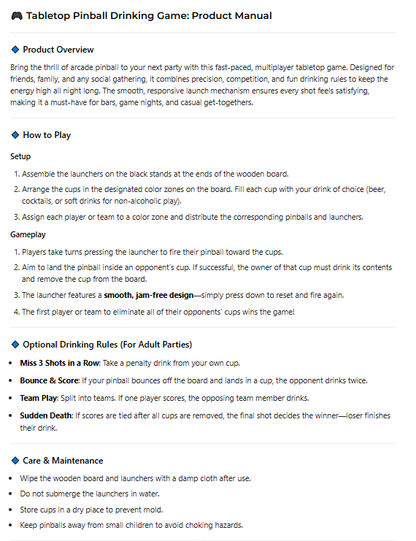 Party Game - Mini Double Bouncing Ball Board (Basketball/Soccer)