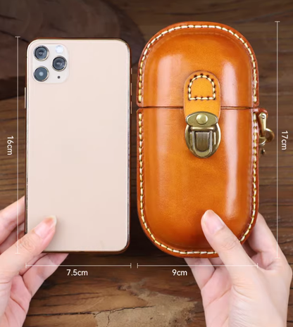 PU leather anti-drop and anti-pressure glasses case