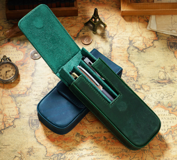 Crazy Horse Skin - Pen Storage Box (Pack of Three/Pack of Six)