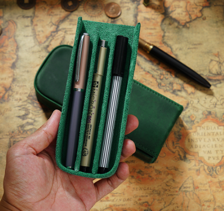 Crazy Horse Skin - Pen Storage Box (Pack of Three/Pack of Six)