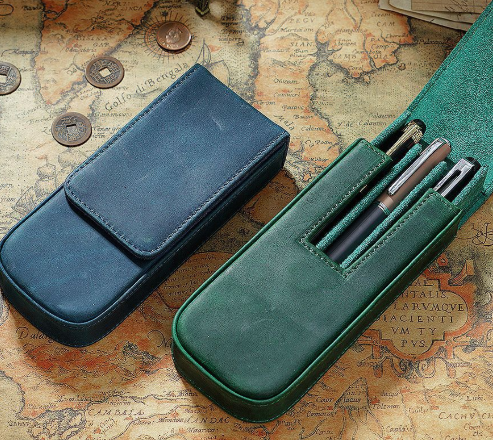 Crazy Horse Skin - Pen Storage Box (Pack of Three/Pack of Six)