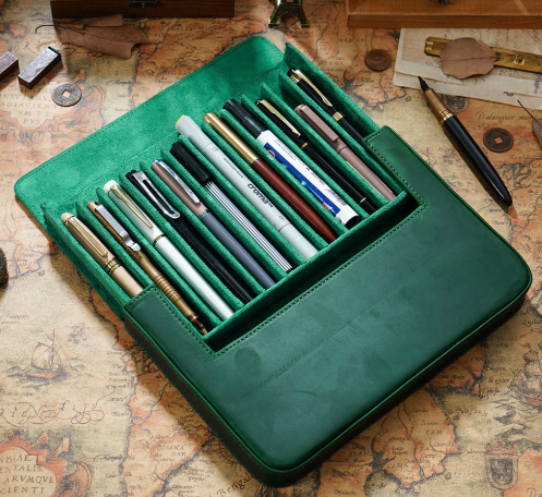 Crazy Horse Skin - Pen Storage Box (Pack of Three/Pack of Six)