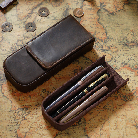 Crazy Horse Skin - Pen Storage Box (Pack of Three/Pack of Six)