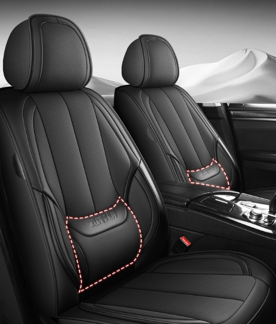 Car Seat Cushion - Sports Full Leather -Five-Seater Deluxe Edition