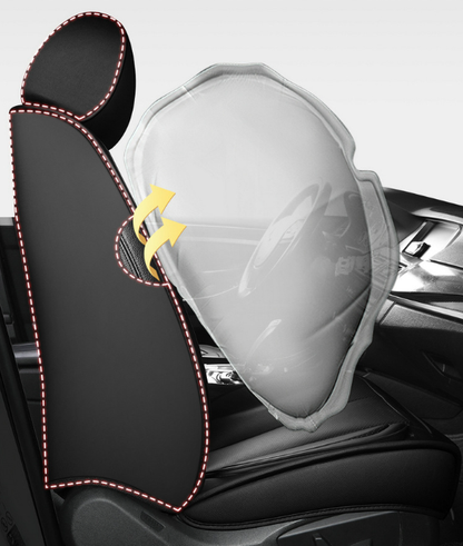 Car Seat Cushion - Sports Full Leather -Five-Seater Deluxe Edition
