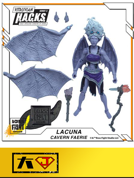 Lacuna Cave Faerie - Vitruvian H.A.C.K.S Series Action Figure By Boss Fight Studio