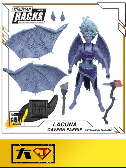Lacuna Cave Faerie - Vitruvian H.A.C.K.S Series Action Figure By Boss Fight Studio