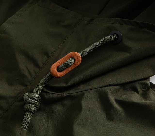 Fishtail Windproof Military Parka-Green