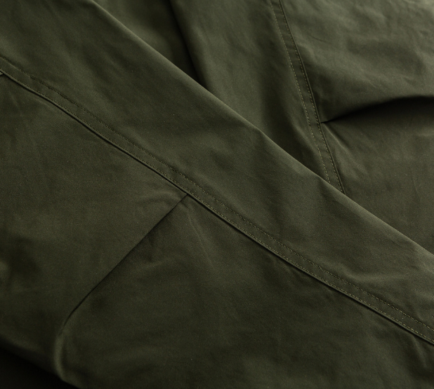 Fishtail Windproof Military Parka-Green