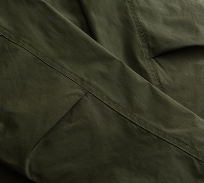 Fishtail Windproof Military Parka-Green