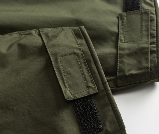 Fishtail Windproof Military Parka-Green