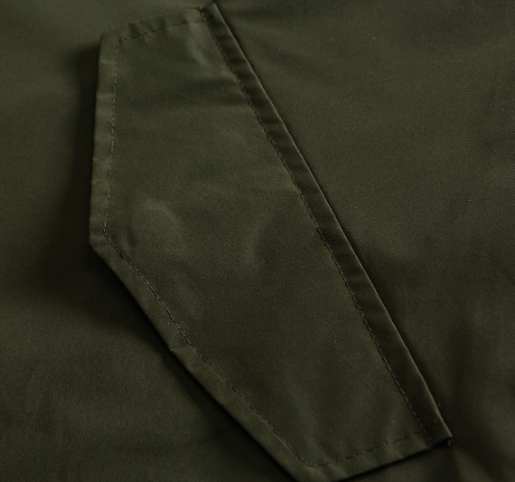 Fishtail Windproof Military Parka-Green