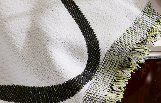 Home Decor Blanket-Wander Chenille - Coffee