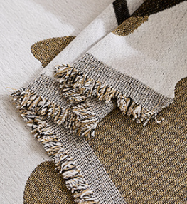 Home Decor Blanket-Wander Chenille - Coffee