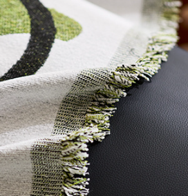 Home Decor Blanket-Wander Chenille - Coffee
