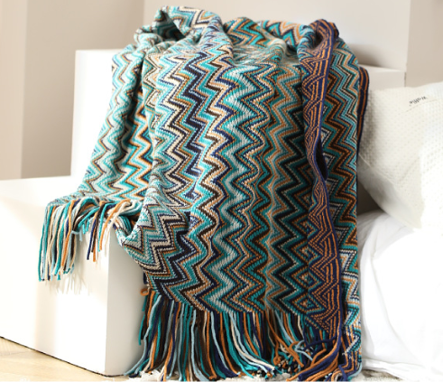 Home Decor Blanket-Orange Tangerine