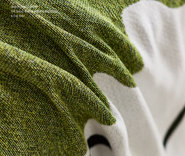 Home Decor Blanket-Wander Chenille - Green